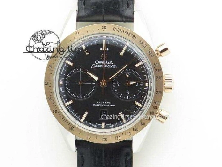 0215 Tailored De Ville Date SS MKF 1:1 Best Edition Dark Gray Dial Roman Marker on Black Leather Strap A 7740